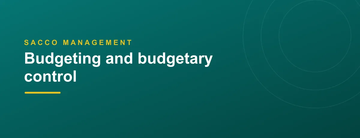 Budgeting and budgetary control